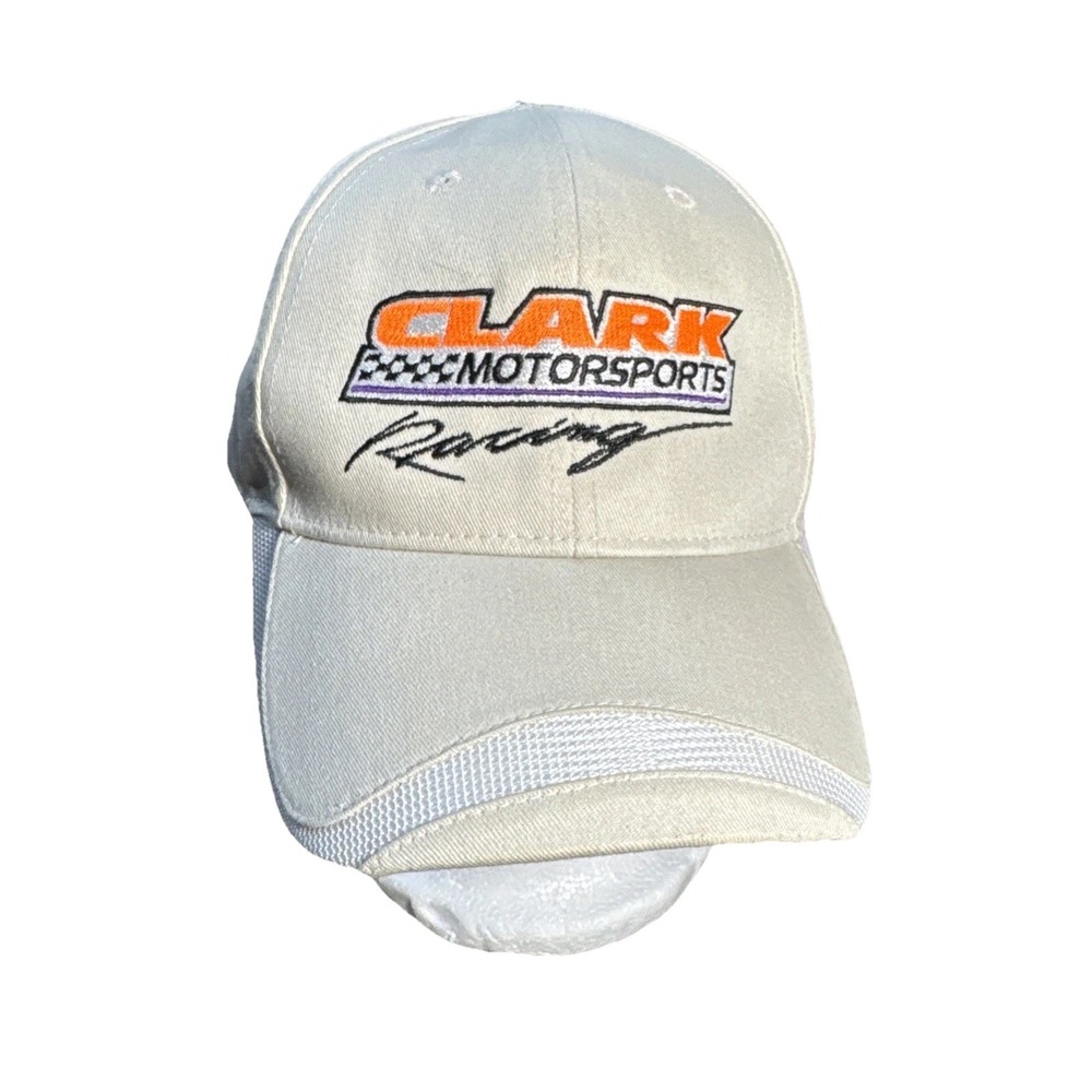 VINTAGE CLARK RACING Motorsports HAT Big Accessories Cap